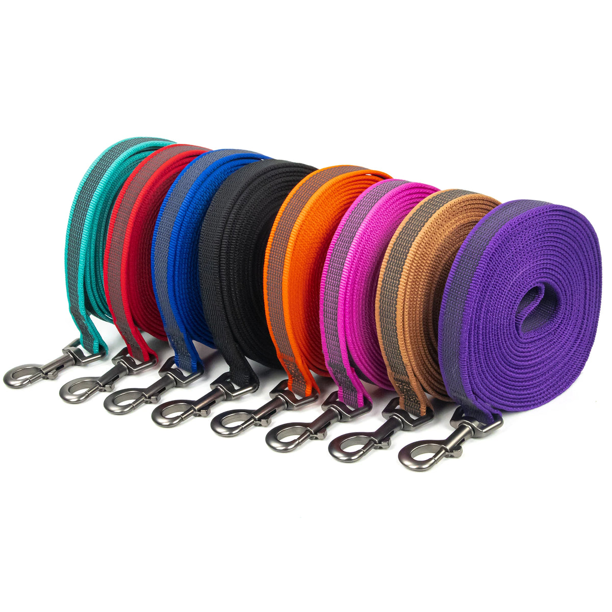 Long Dog Leash Training Lead 1.5M to 15M Lightweight Fiber