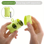 Biodegradable Dog Poop Bags, 8 Rolls, Unscented & Leak-Proof