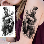 1 Sheet Evil Grim Reaper Skull Temporary Tattoos For Men Women Waterproof Fake Tattoos 3D Dragon Scorpion Warrior Tatoo Stickers