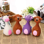 Dog Squeaky Chew Toy – Rubber Dental Toy for Dogs