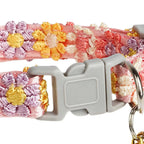 Embroidered Cat Collar with Bell – Breakaway Safety Buckle