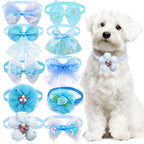 Pet Bow Collar Adjustable Lace Dog & Cat Necktie Set