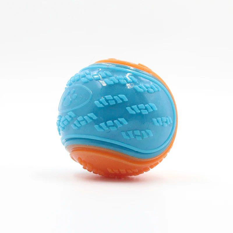 Squeaky Dog Ball – Interactive TPR Teeth Cleaning Toy