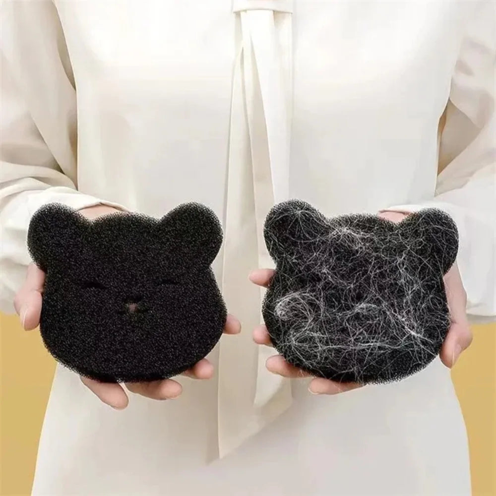 2/4pcs Pet Hair Remover Sticky Sponges Black Lint Catcher for Washing Machine And Dryer Use