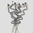 1/10pcs Cartoon Halloween Big Eyes Twisting Stick Creative Eye Color Plush Decoration Festival Event Party Children Adult Decor