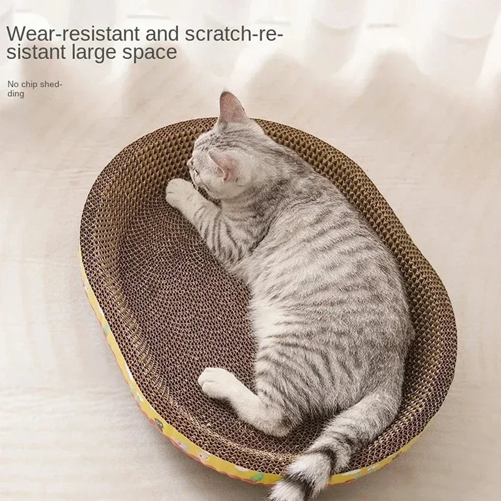 Cat Scratching Board – Corrugated Cat Scratcher for Indoor Cats