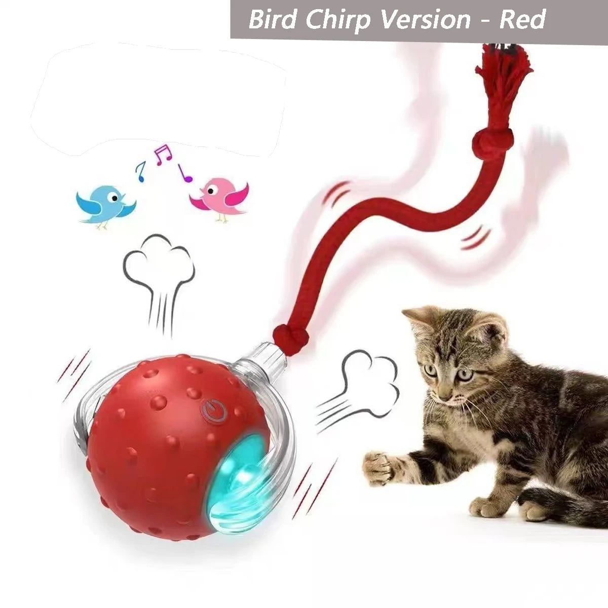 Rolling Ball Dog Toy – Rechargeable Play Ball for Dogs & Cats