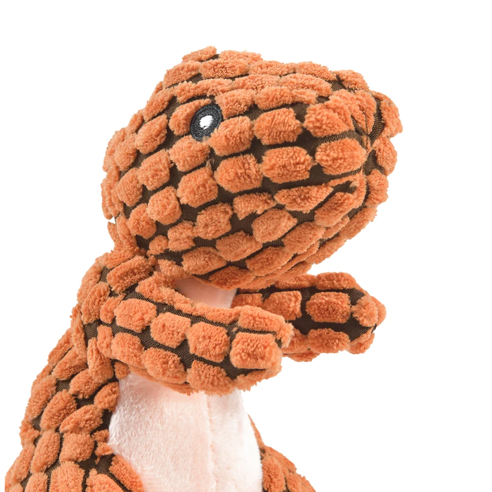 Plush Dog Toy, Dinosaur Chew Toy for Small Dogs