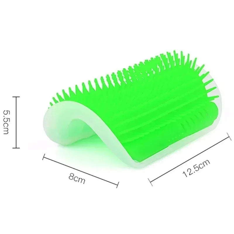 Cat Corner Groomer – Wall Mount Self Grooming Brush