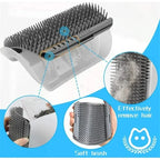 Cat Corner Groomer – Wall Mount Self Grooming Brush