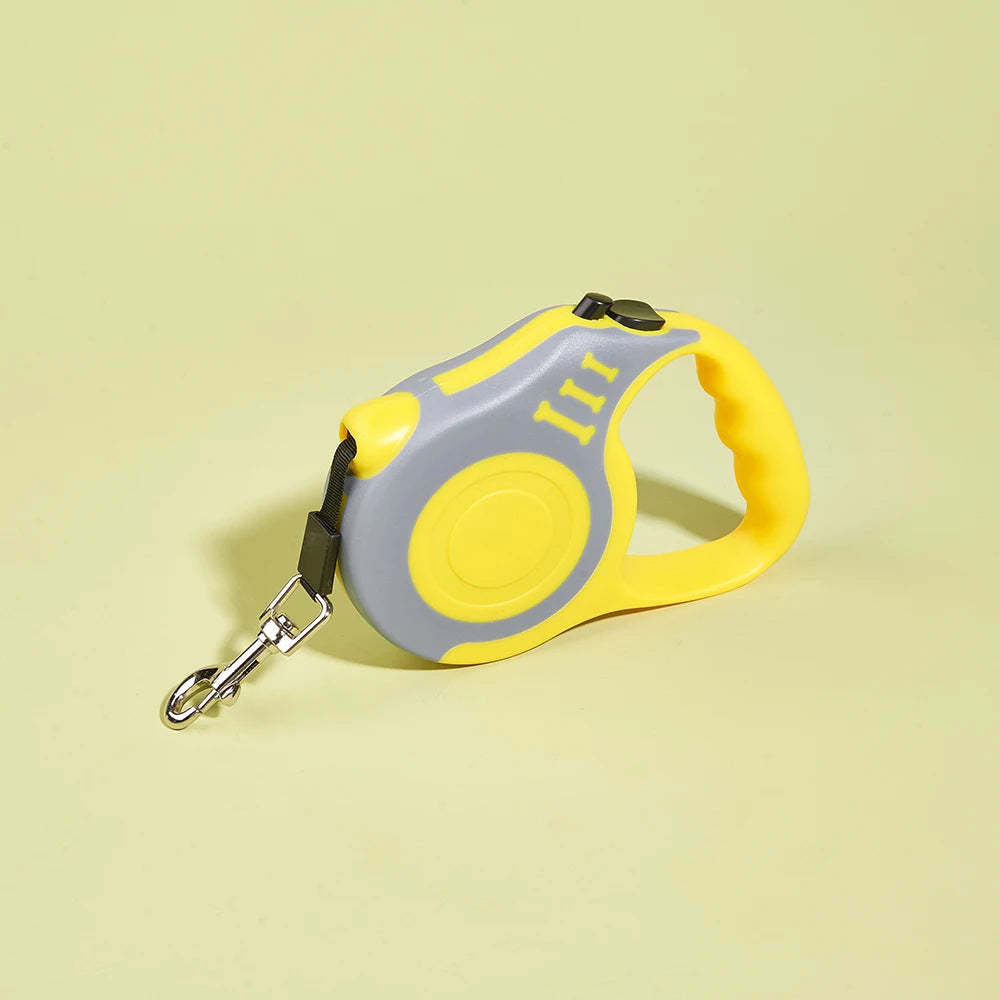 Retractable Dog Leash, 3M 5M Nylon Lead for Dogs & Cats