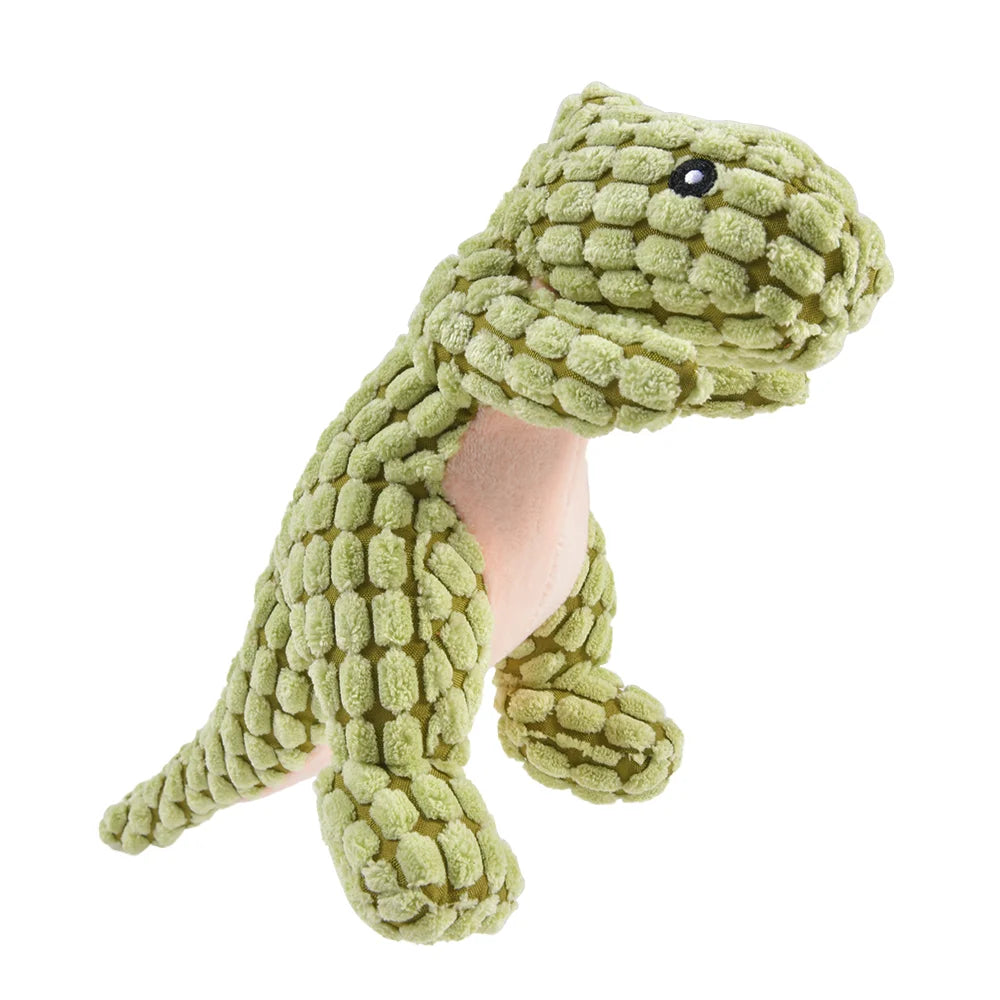 Plush Dog Toy, Dinosaur Chew Toy for Small Dogs