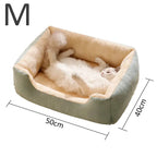 Plush Cat Bed Soft Cushion Pet Bed for Cats & Small Dogs