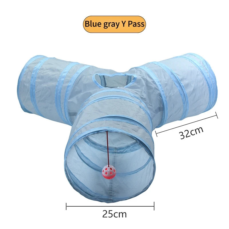 Foldable Cat Tunnel Interactive Indoor Toy