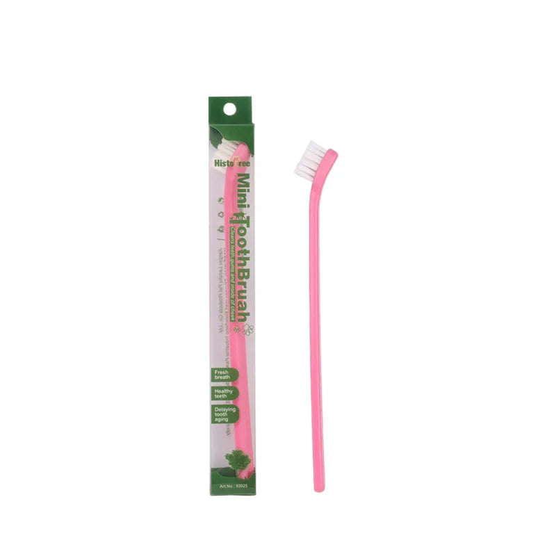 Dog Toothbrush Micro Head 360° Teeth Cleaning Tool for Small Dogs & Cats
