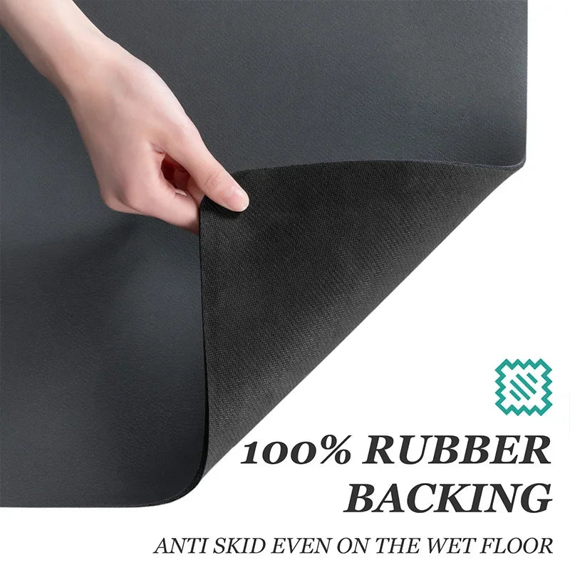 1pc Coffee Maker Mat For Kitchen Counter Protector Rubber Padded Absorbent Dish Drying Mat Super Anti-slip Bar Mat