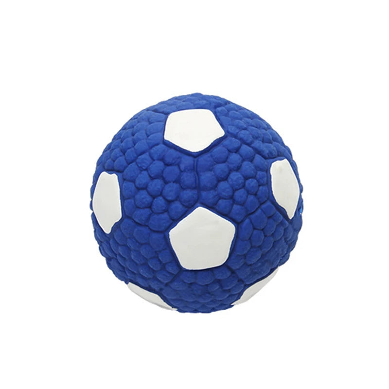 Squeaky Dog Ball, Rubber Interactive Chew & Training Toy