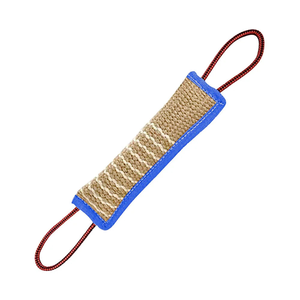 Dog Tug Toy – Jute Chew & Training Toy with Handles